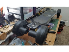 evolve back splash guards 3d printing electric longboard skateboard carbon gt 3d print model - Mito3D