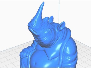 rhino bouddha collection des animaux sculptures animal le buste remix rhinocéros la statue 3d print model - Mito3D
