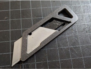 pulse utilidad cuchilla herramientas de mano regalo cumpleaños la cortador cada día llevar llavero el cuchillo stanley herramienta 3d print model - Mito3D