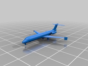 mcdonnell douglas md-80 engineering 3d print model - Mito3D