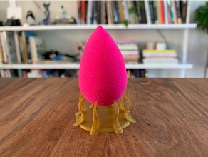 esponja de maquillaje stand beauty blender cuarto baño el pincel organizador 3d print model - Mito3D