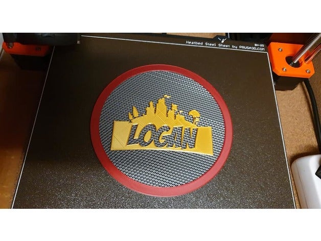 logan - logo 2d art 3D print model - Mito3D