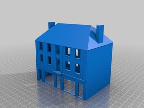 maison - gris 70 bâtiments et structures de l'architecture n échelle 3d print model - Mito3D