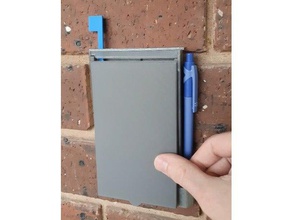 Not Defteri gelen kutusu organizasyon kapı mesaj notebook 3d print model - Mito3D