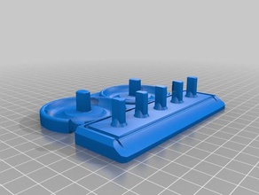 oral-b zahnb rstenstand 2 5 toothbrush 3d printing holder zahnbrstenhalter rsten 3d print model - Mito3D