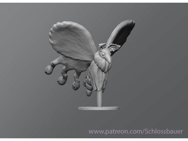 plague moth toys & games dnd dungeons dragons tabletop 3D print model - Mito3D