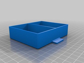 part box drawer 5 x 25mm80mm100mm containers customized 3d print model - Mito3D