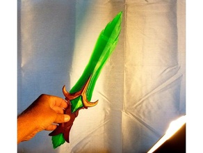 skyrim glass dagger blade remix props 3d print model - Mito3D