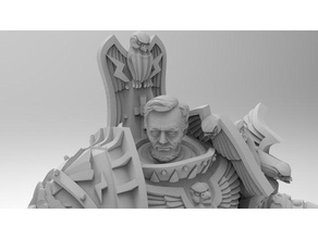 abe lincoln emperor mankind toy & game accessories 40k mini minis president warhammer wh40k 3d print model - Mito3D