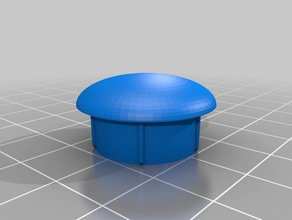 my customized pipe end cap 20mm internal diameter diy 3d print model - Mito3D