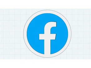 facebook logo segni e loghi brand instagram il madewithtinkercad oculus svg whatsapp 3d print model - Mito3D