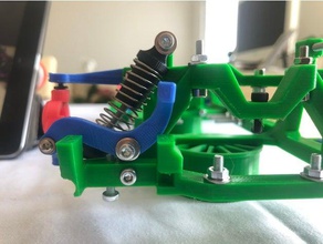 1 10 escala rc carro de choque r c veículos deriva rccar rcdrift amortecedor a primavera 3d print model - Mito3D