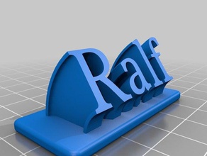ralf office customized 3d print model - Mito3D