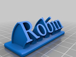 robin su misura 3d print model - Mito3D