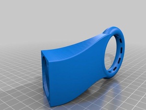 anycubic chiron duto do ventilador 40mm fã Impressora 3d de peças 3d print model - Mito3D