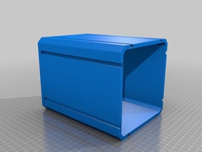 moderno incastro quadrato contenitori i 3d print model - Mito3D