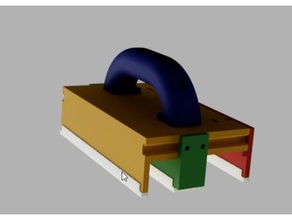 puuuusher - tabela vi de segurança as ferramentas garra botão pressão viu tablesaw 3d print model - Mito3D