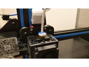 blocco antirotazione pc4 - anti-rotation lock geeetech a10 3d printer accessories pc4-m6 ptfe 3d print model - Mito3D