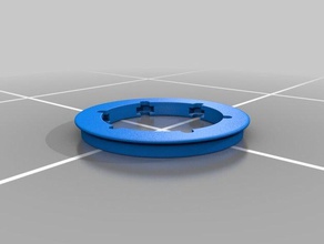 internal circumferance nut capture flange parts captive piece test 3d print model - Mito3D