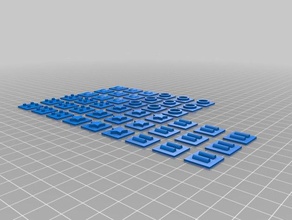 rubiks cube blind stickers 3d printing 3d print model - Mito3D