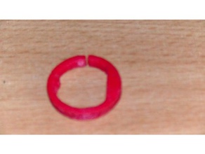 anti-russare anello liscio l'agopuntura sonno il facile dormendo russare 3d print model - Mito3D