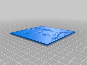 tesla neg 01 2d art customized 3d print model - Mito3D