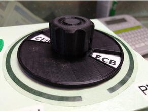 modular 6mm knobs electronics knob potentiometer 3d print model - Mito3D