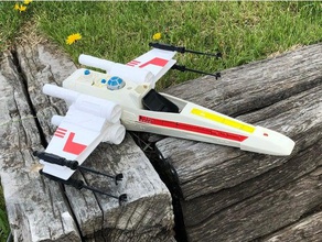 kenner xwing remplacement des ailes jouets & jeux 1978 han solo luke skywalker pièce de rechange les pièces starwars star wars rebels 3d print model - Mito3D