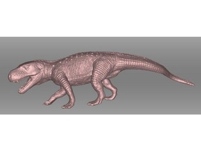 prestosuchus animali archosaur archosauria rauisuchia rauisuchian 3d print model - Mito3D