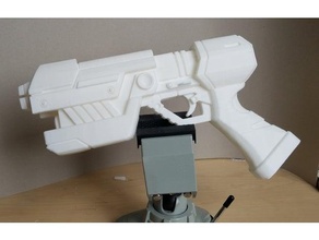 zero suit samus paralyser arma de fuego props cosplay juego metroid prop 3d print model - Mito3D