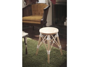 dowel stool household 3d print model - Mito3D