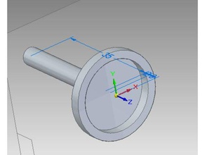 Halter Durchmesser 20mm magnet diy 3d print model - Mito3D