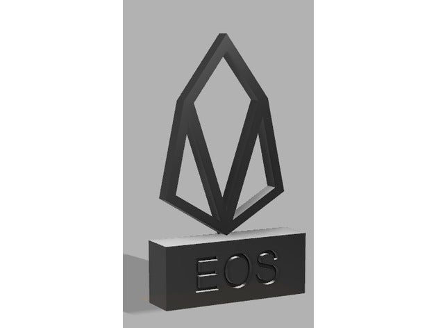 eos stand Schilder & logos 3D print model - Mito3D