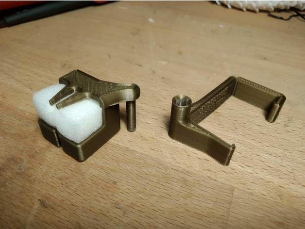 ender 5 rotativen filter öler 3d-Drucker Teile Staub-filter ender5 filament-filter filament-öler 3D print model - Mito3D