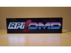 rpi2dmd framekit p5 juegos de video arcade capcom reloj diy dmd en miniatura nintendo frambuesa recalbox retropi rpi sega 3d print model - Mito3D