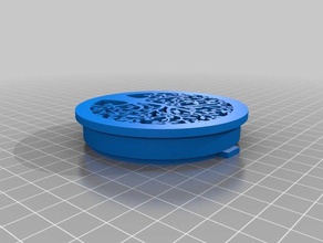 tree life drain cover bathroom 3d print model - Mito3D