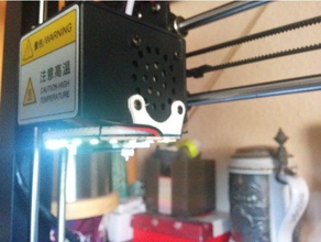 anycubic i3 mega led-anillo 3veces snapon Impresora 3d accesorios 3d print model - Mito3D