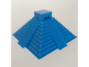 pir mide chich n itz las estructuras de edificios maya m xico la pirámide 3d print model - Mito3D