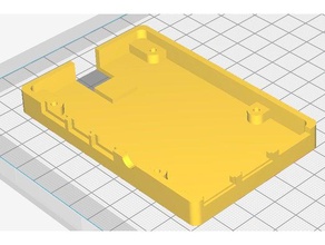 dibuja caso rpi3 rpi4 la electrónica atrae raspberry pi 3d print model - Mito3D