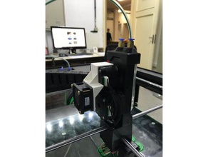 fan bracket raise3d n2 extruder stepper motor 3d printer accessories 3d print model - Mito3D