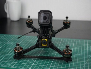 gatehunter cts all dxf files r c vehicles diy drone frame racing fast fpv racer gopro mount 3d print model - Mito3D