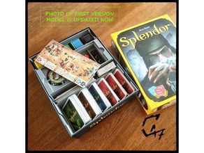 splendor insert base + expansion toy & game accessories c47 tabletop 3d print model - Mito3D
