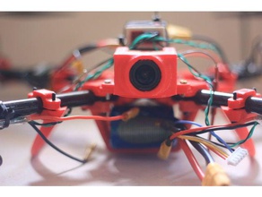 drone 3d printed diy carbon fiber tube fpv nylon bolts turnigy motor 3d print model - Mito3D