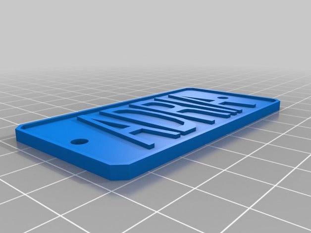 adria skylt signos y logotipos personalizado 3D print model - Mito3D