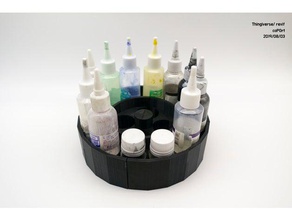 boya-stand modelleyici sanat araçları stand göstermek model resim boya tutucu dur 3d print model - Mito3D
