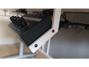 audio mixer desk mount ammoon 4 channel stereo headphone amplifier office 3d print model - Mito3D