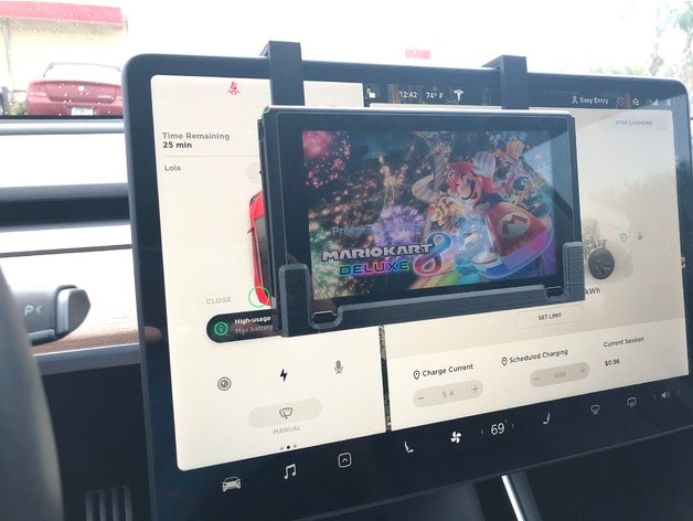 a nintendo mudar titular tesla model 3 jogos de vídeo nintendoswitch 3D print model - Mito3D