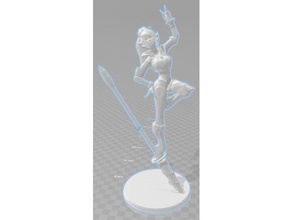 super galaxy nidalee Modelle league legends 3d print model - Mito3D