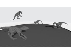 raptor paketi modelleri deinonychus dinozor dnd mini minyatür prop zindan jurassic jurassicpark park world Minyatürler mm pathfinder rpg velociraptor 3d print model - Mito3D