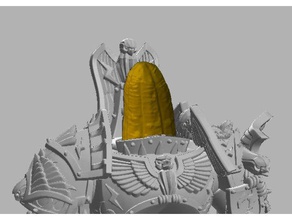 o imperador humanidade banana cabeça jogos 3d print model - Mito3D